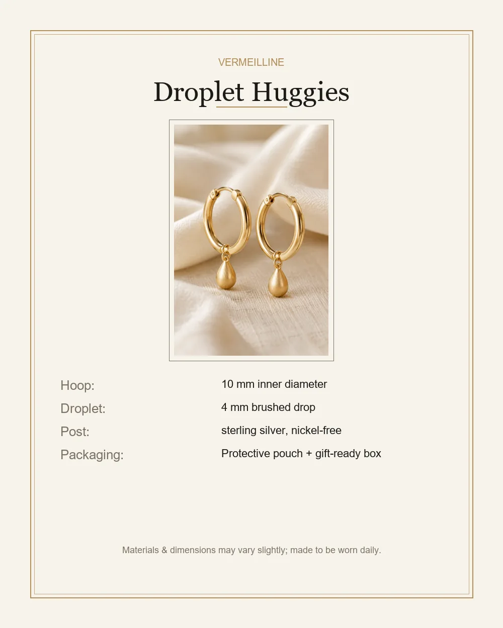 Droplet Huggies