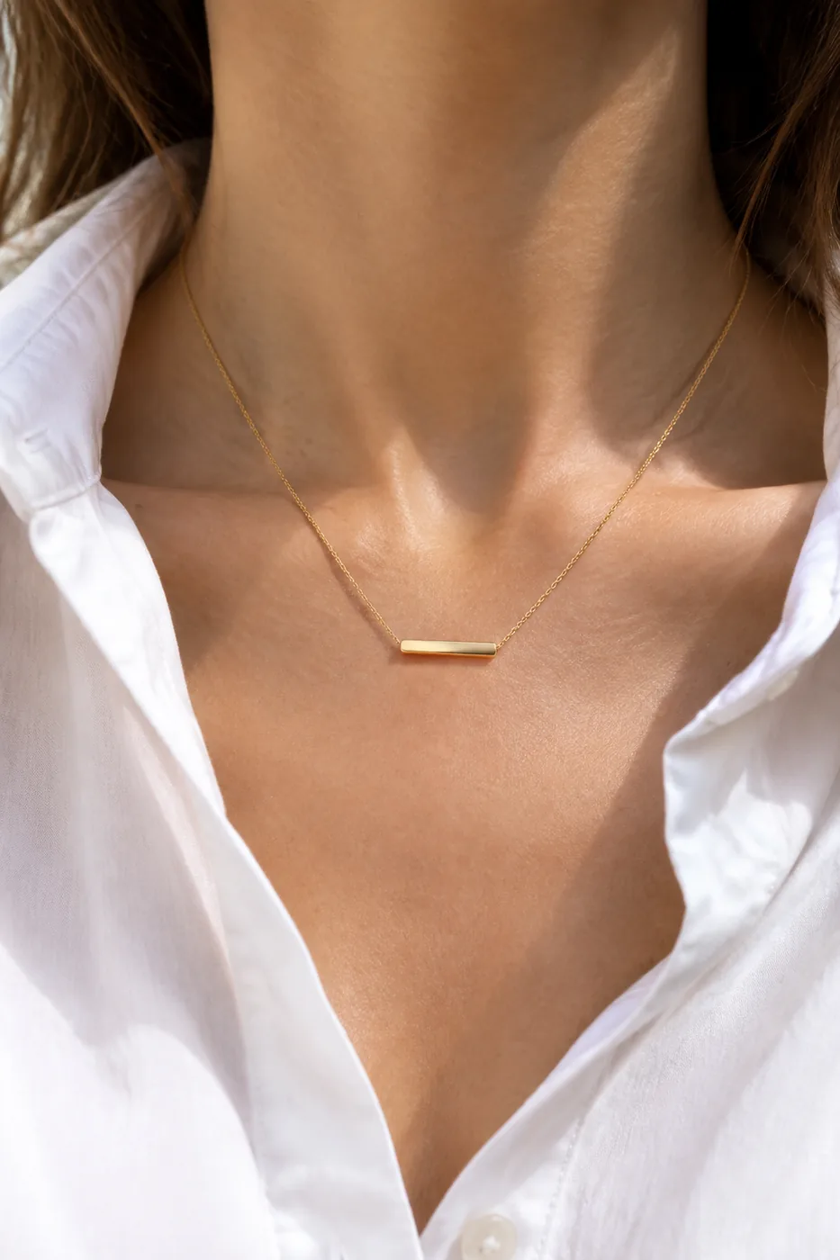 Petite Bar Necklace