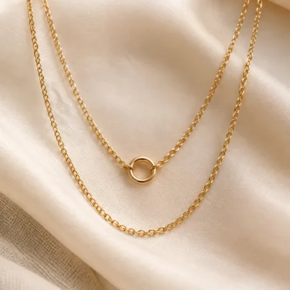 Halo Layered Necklace