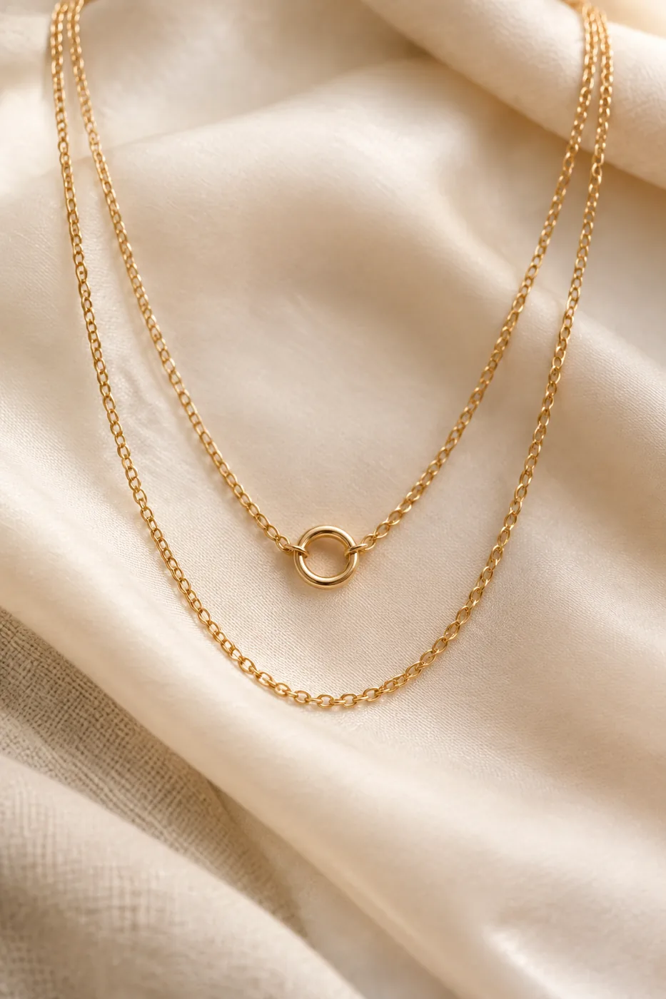 Halo Layered Necklace